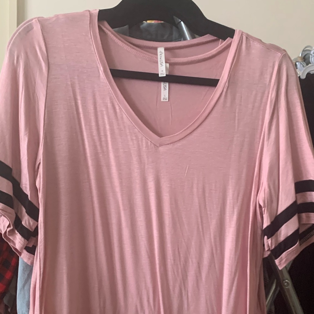Short sleeve baseball tee
